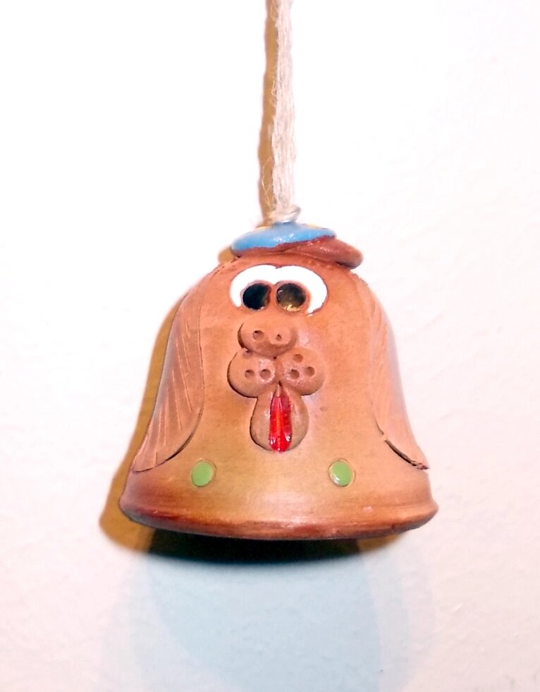 Колокольчик керамический "Песик" от компании Интернет-магазин "Арьяварта" - фото 1