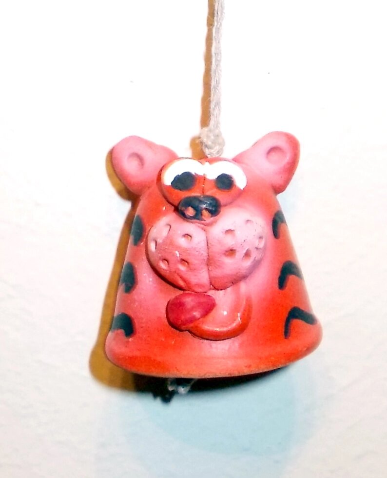Колокольчик керамический "Тигрик" от компании Интернет-магазин "Арьяварта" - фото 1