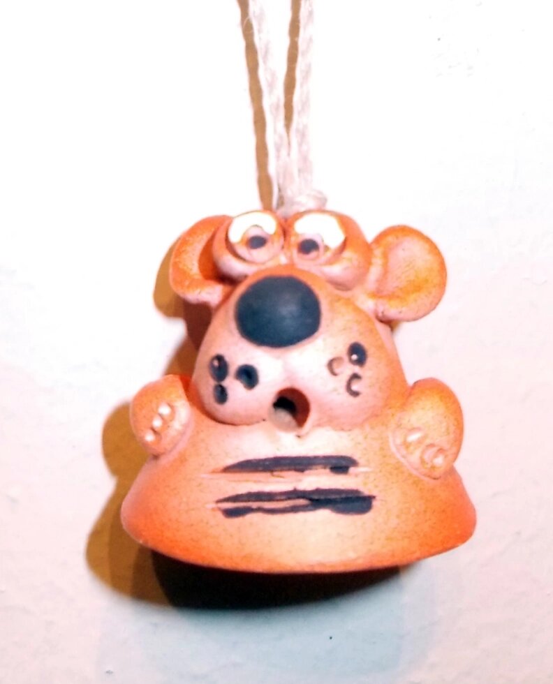 Колокольчик керамический "Тигрик" от компании Интернет-магазин "Арьяварта" - фото 1
