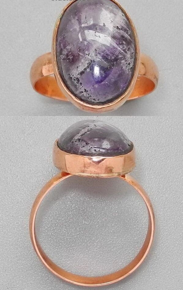 Медное кольцо с аметистом ##от компании## Интернет-магазин "Арьяварта" - ##фото## 1