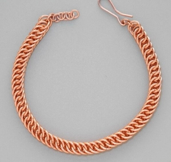 Медный браслет, плетение Перс от компании Интернет-магазин "Арьяварта" - фото 1