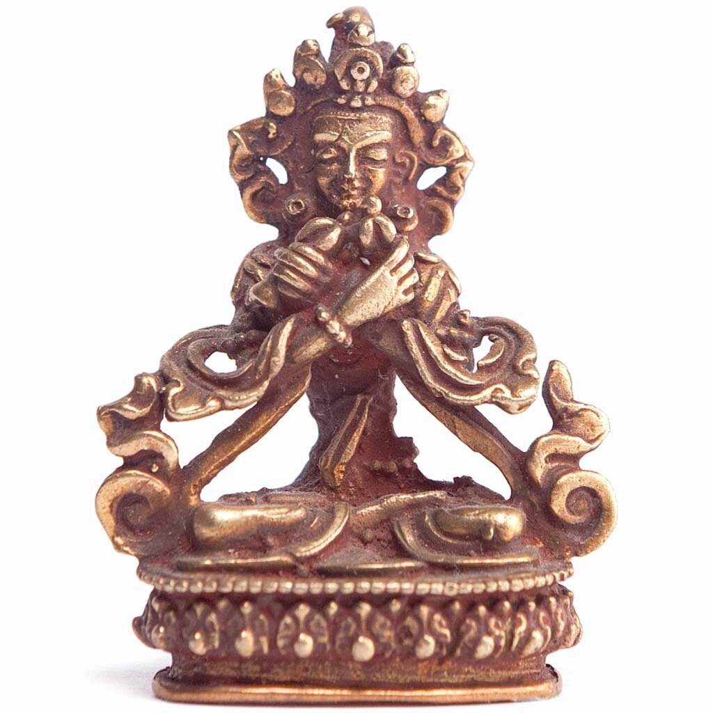 Металлическая статуя Ваджрадхара (Дорже Чанг) 5,5 см от компании Интернет-магазин "Арьяварта" - фото 1