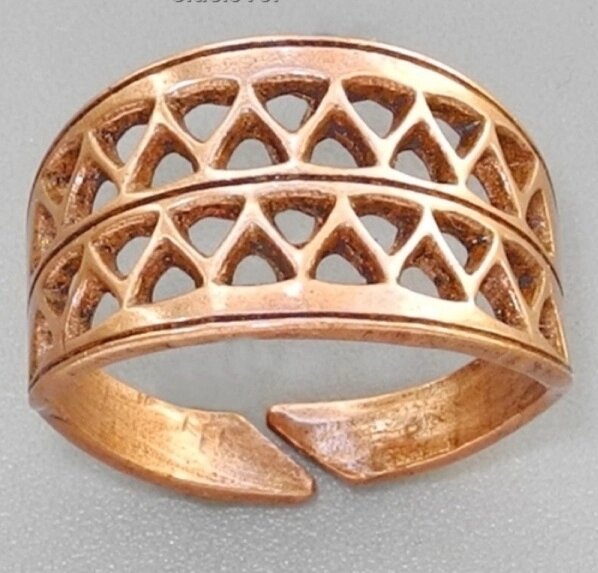 Перстень Вятичи, медь от компании Интернет-магазин "Арьяварта" - фото 1