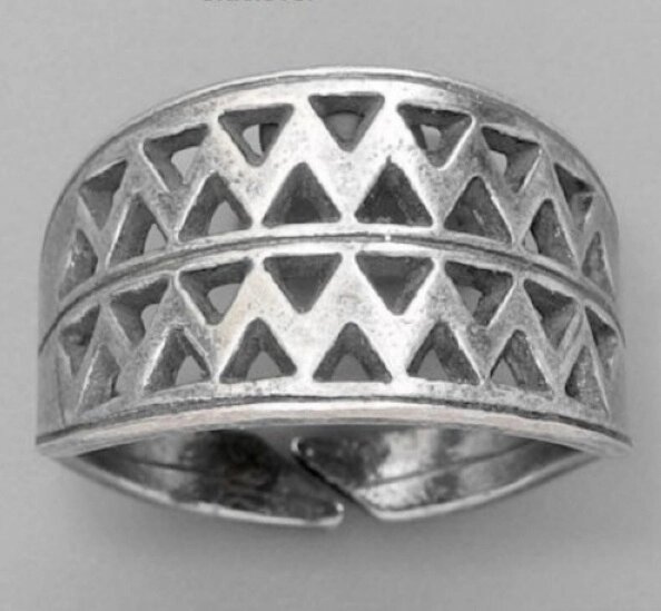 Перстень Вятичи, посеребрение от компании Интернет-магазин "Арьяварта" - фото 1