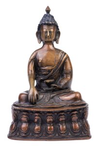 Бронзовая статуя Будда Шакьямуни 27 см