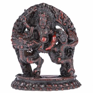 Сувенир из керамики Дзамбала на драконе