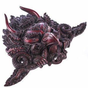 Сувенир из керамики маска Гаруды 18х26 см
