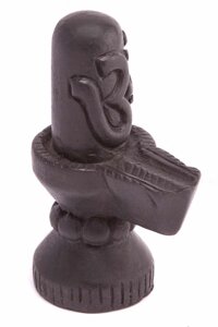 Сувенир из керамики Шивалингам с символом 8,5 см