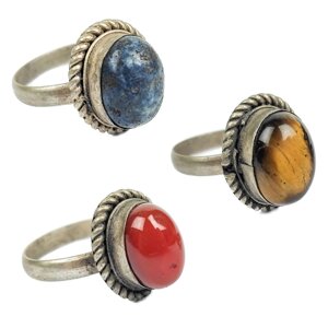 Тибетское кольцо с камнем