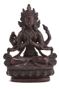 Сувенир из керамики Авалокитешвара Ченрезиг 19,5 см