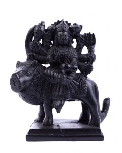 Сувенир из керамики Дурга на льве 10,5 см