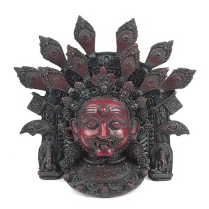 Сувенир из керамики маска Бхайрава 20 см