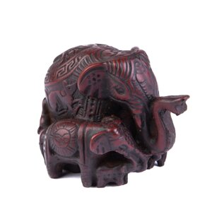 Сувенир из керамики 7 слонов 6 см