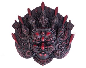 Сувенир из керамики маска Чеппу 13х14 см