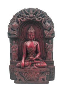 Сувенир из керамики Будда Шакьямуни барельеф 20 см