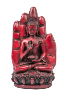 Сувенир из керамики Рука благословляющая с Буддой 16 см