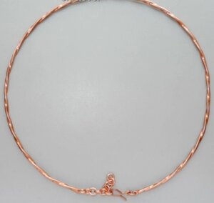 Очелье-обруч медное, витое (D 50-55 см)