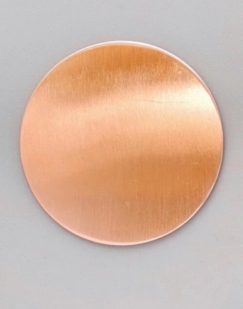 Пластина круглая Д80мм, медь от компании Интернет-магазин "Арьяварта" - фото 1