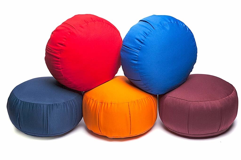 Подушка круглая для медитации 30х15 см от компании Интернет-магазин "Арьяварта" - фото 1
