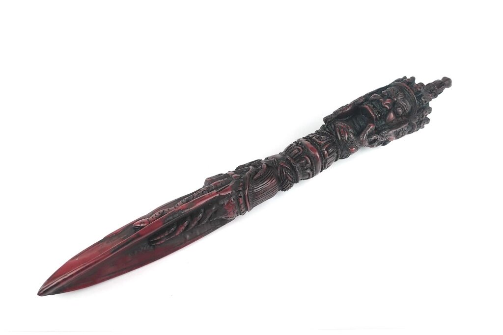 Ритуальный нож Пурба из керамики длиной 30 см от компании Интернет-магазин "Арьяварта" - фото 1