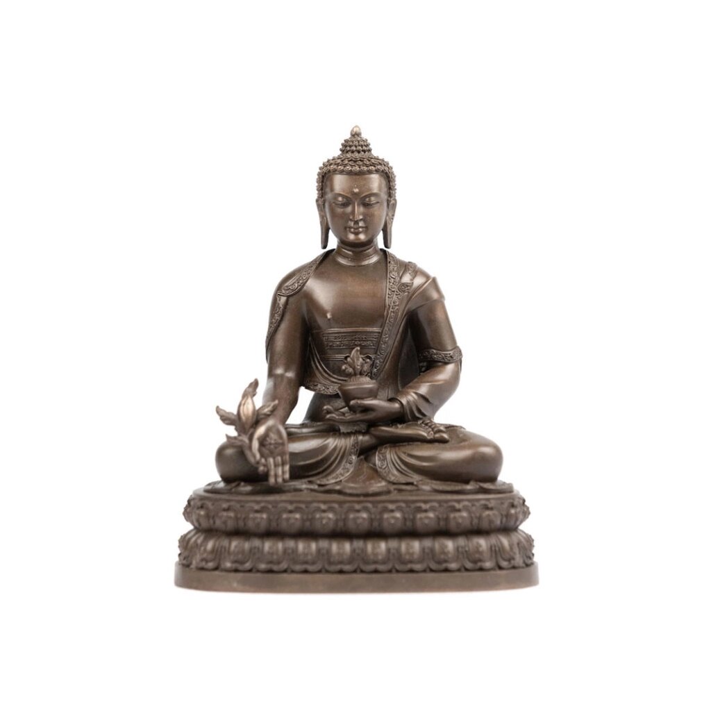 Статуя из медного сплава Будда Медицины 10 см (Восточный Тибет) от компании Интернет-магазин "Арьяварта" - фото 1