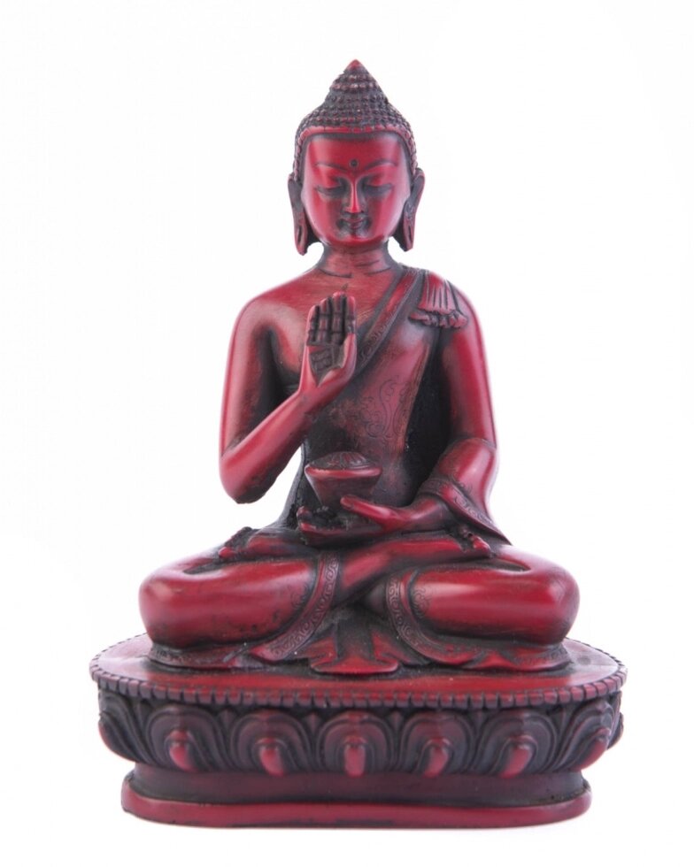 Сувенир из керамики Будда Амогасиддхи 14 см ##от компании## Интернет-магазин "Арьяварта" - ##фото## 1