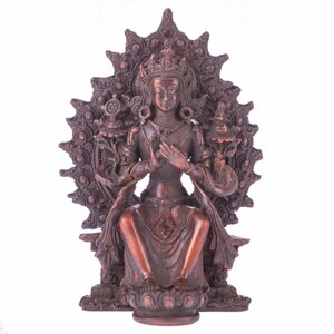 Сувенир из керамики Будда Майтрея 14 см