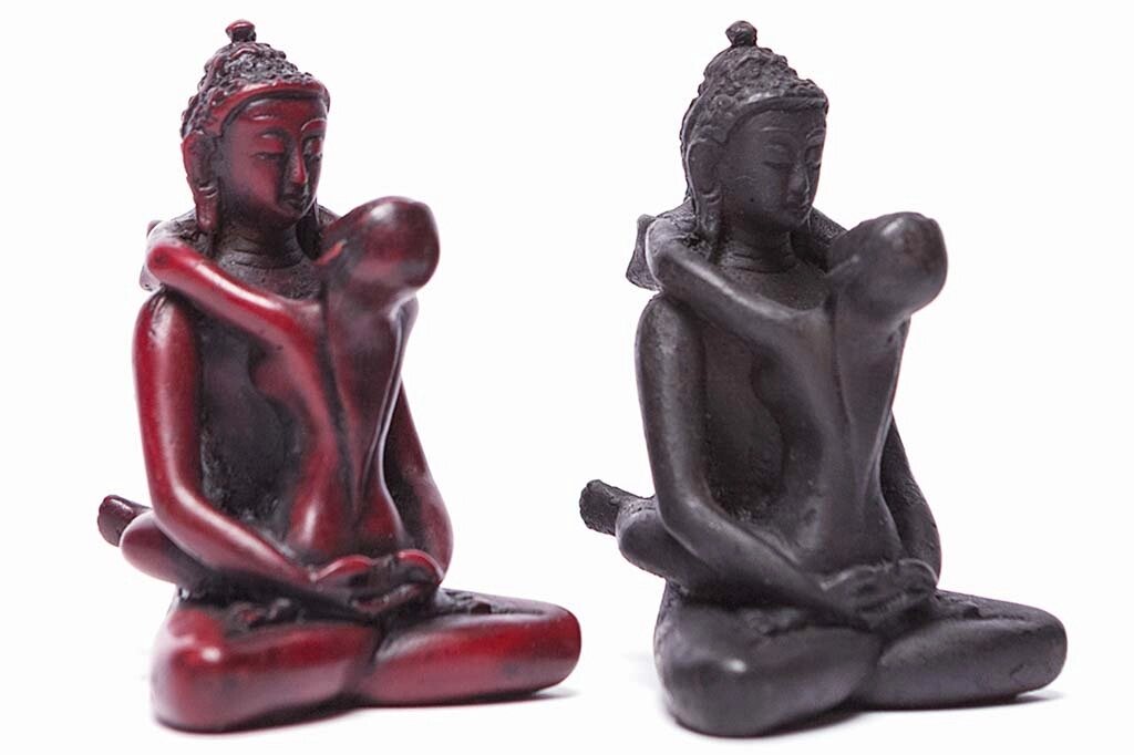 Сувенир из керамики Будда в союзе (Самантабхадра) 13 см ##от компании## Интернет-магазин "Арьяварта" - ##фото## 1