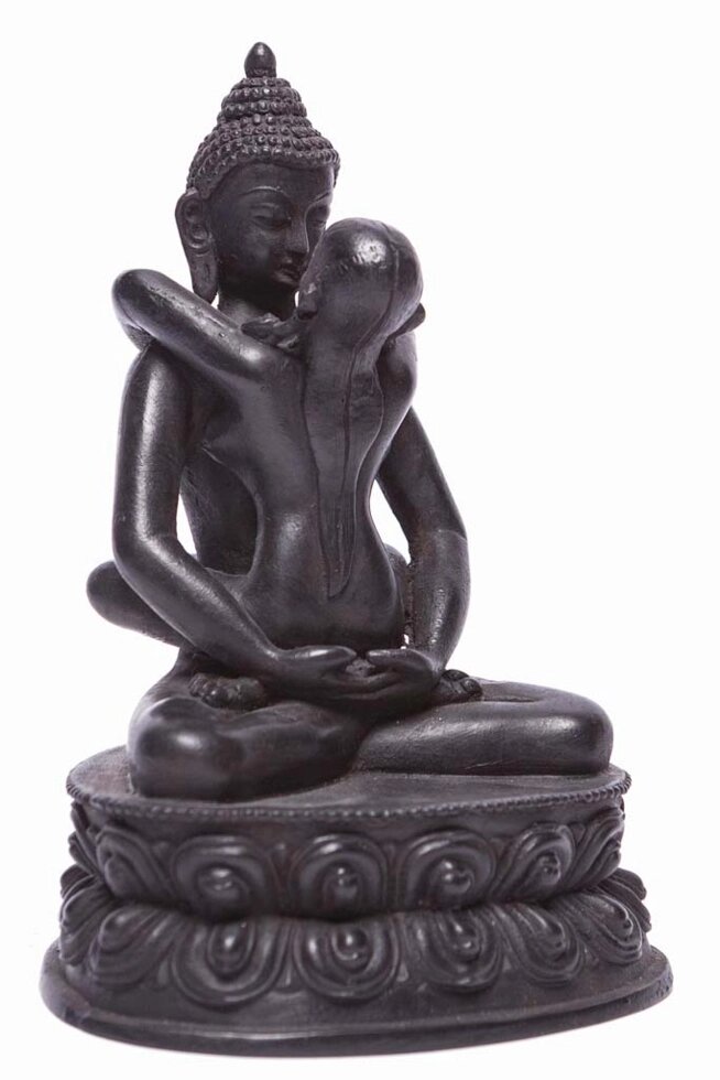 Сувенир из керамики Будда в союзе (Самантабхадра) 20 см ##от компании## Интернет-магазин "Арьяварта" - ##фото## 1