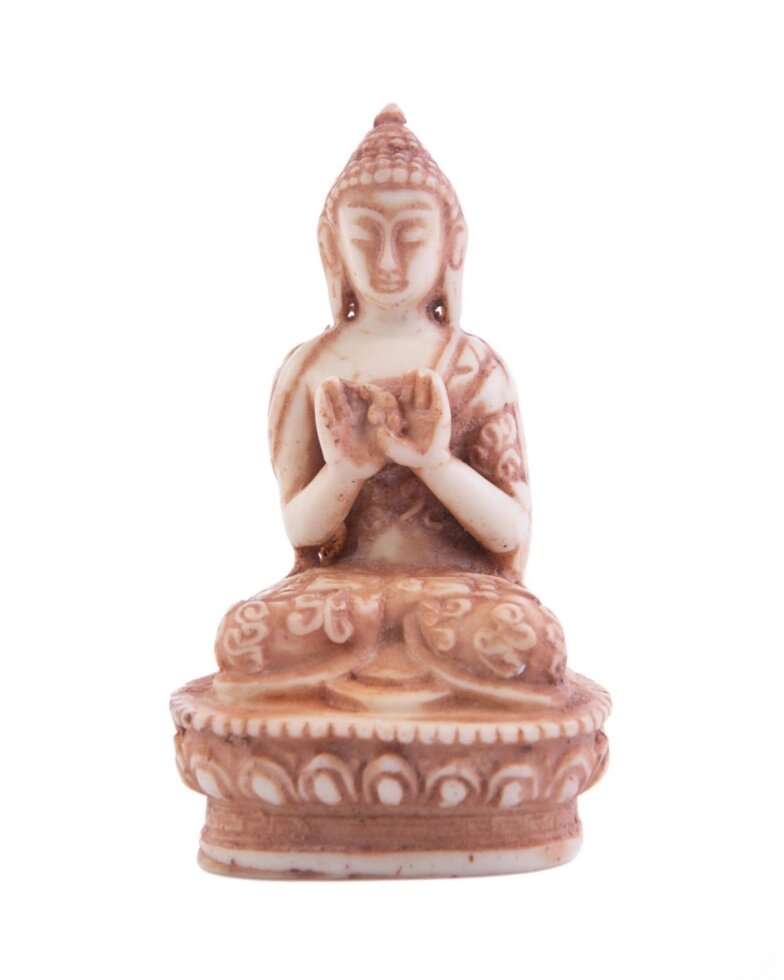 Сувенир из керамики Будда Вайрочана 9 см от компании Интернет-магазин "Арьяварта" - фото 1
