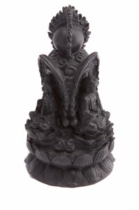 Сувенир из керамики Будды на лотосе 15 см