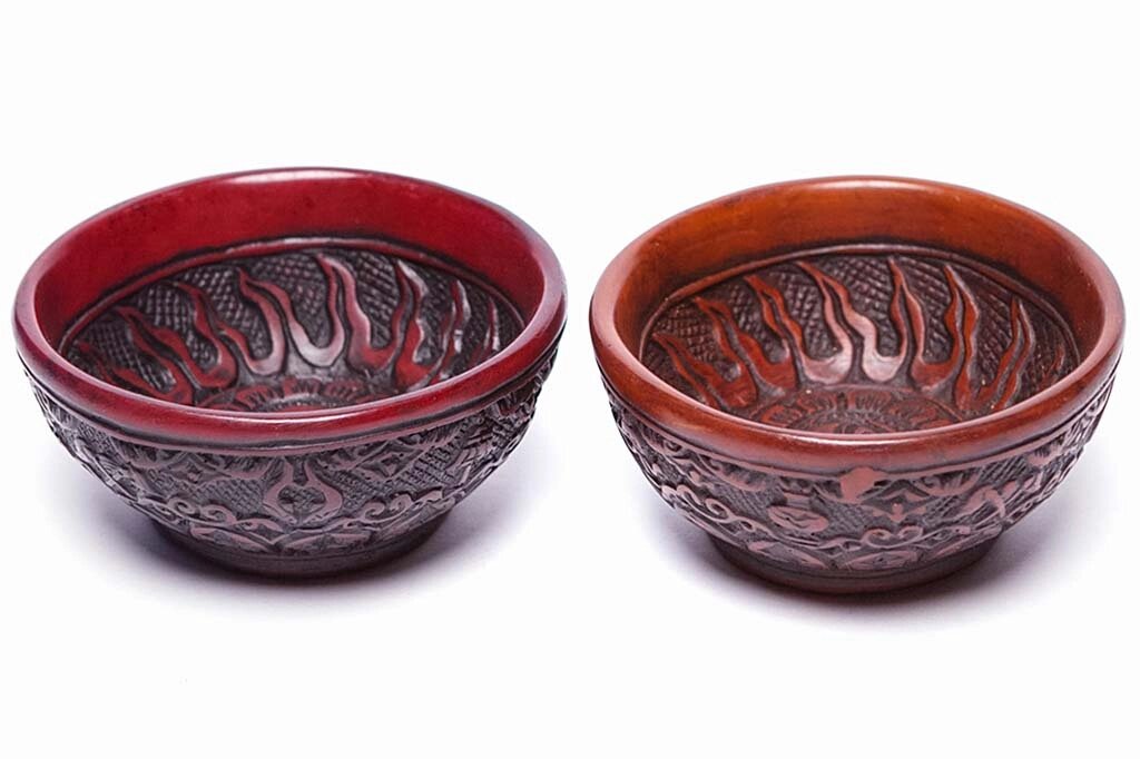 Сувенир из керамики Чаша с 8 символами диаметр 8,5 см от компании Интернет-магазин "Арьяварта" - фото 1