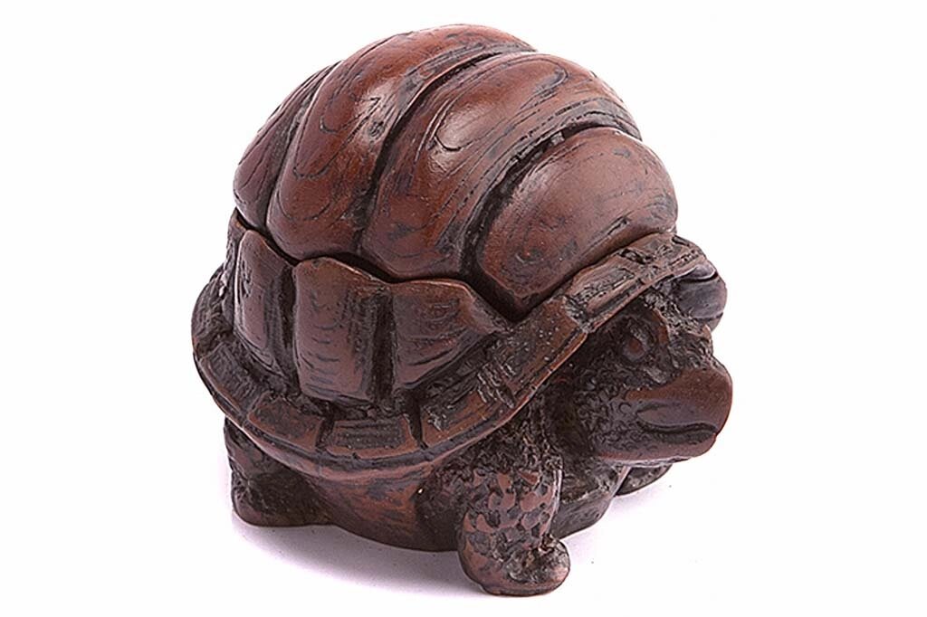 Сувенир из керамики Черепаха-шкатулка 7 см от компании Интернет-магазин "Арьяварта" - фото 1