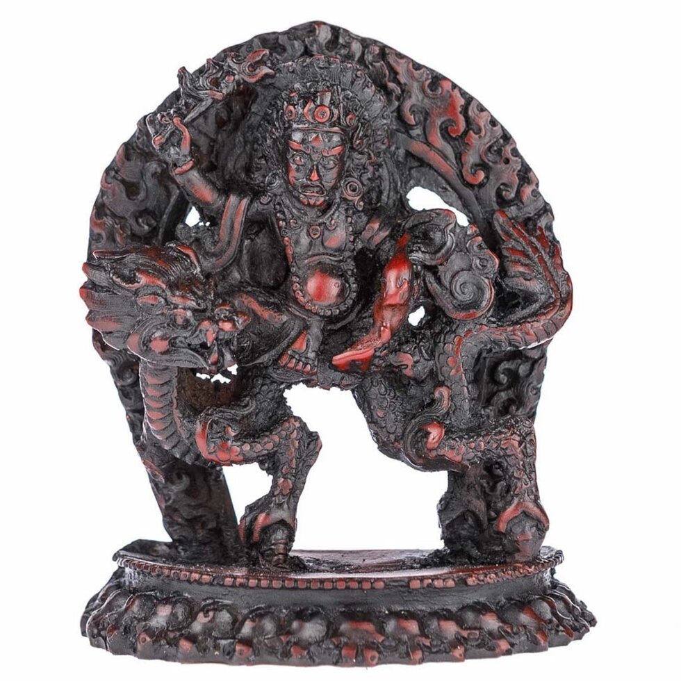 Сувенир из керамики Дзамбала на драконе ##от компании## Интернет-магазин "Арьяварта" - ##фото## 1