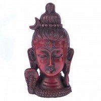 Сувенир из керамики голова Шивы 16,5 см ##от компании## Интернет-магазин "Арьяварта" - ##фото## 1