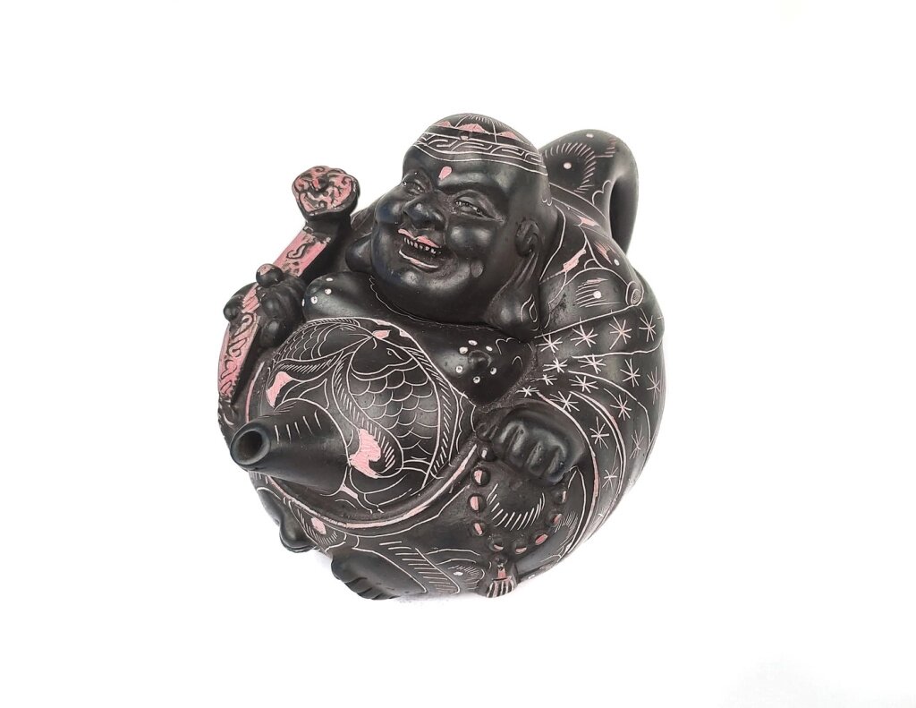 Сувенир из керамики Хотей чайник 11см от компании Интернет-магазин "Арьяварта" - фото 1