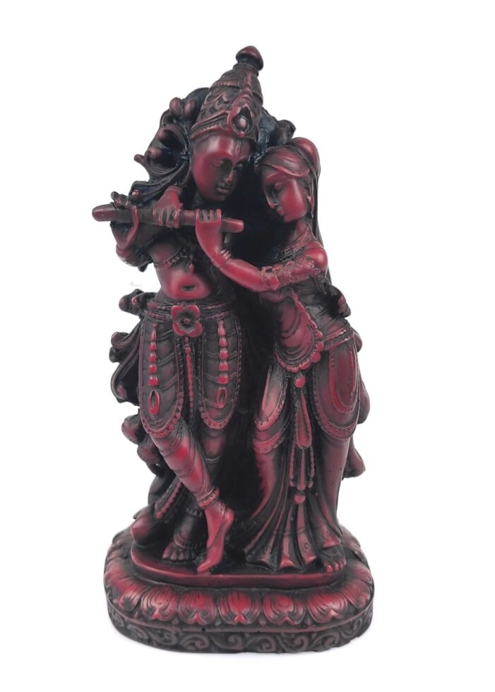 Сувенир из керамики Кришна и Радха 19 см от компании Интернет-магазин "Арьяварта" - фото 1