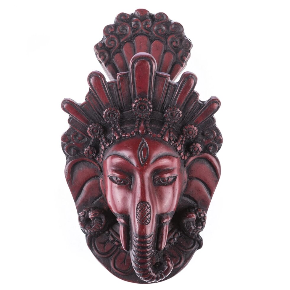 Сувенир из керамики маска Ганеша 15х9 см от компании Интернет-магазин "Арьяварта" - фото 1