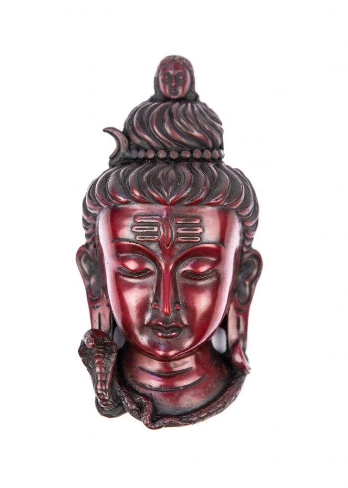 Сувенир из керамики маска Шива 16 см от компании Интернет-магазин "Арьяварта" - фото 1