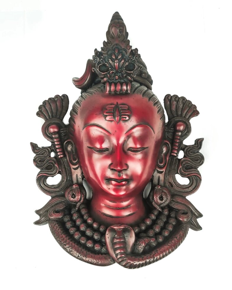 Сувенир из керамики маска Шива 28 см от компании Интернет-магазин "Арьяварта" - фото 1