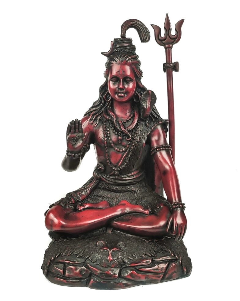 Сувенир из керамики Шива благословляющий 35 см от компании Интернет-магазин "Арьяварта" - фото 1