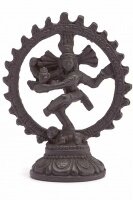 Сувенир из керамики Шива Натараджа 11 см от компании Интернет-магазин "Арьяварта" - фото 1