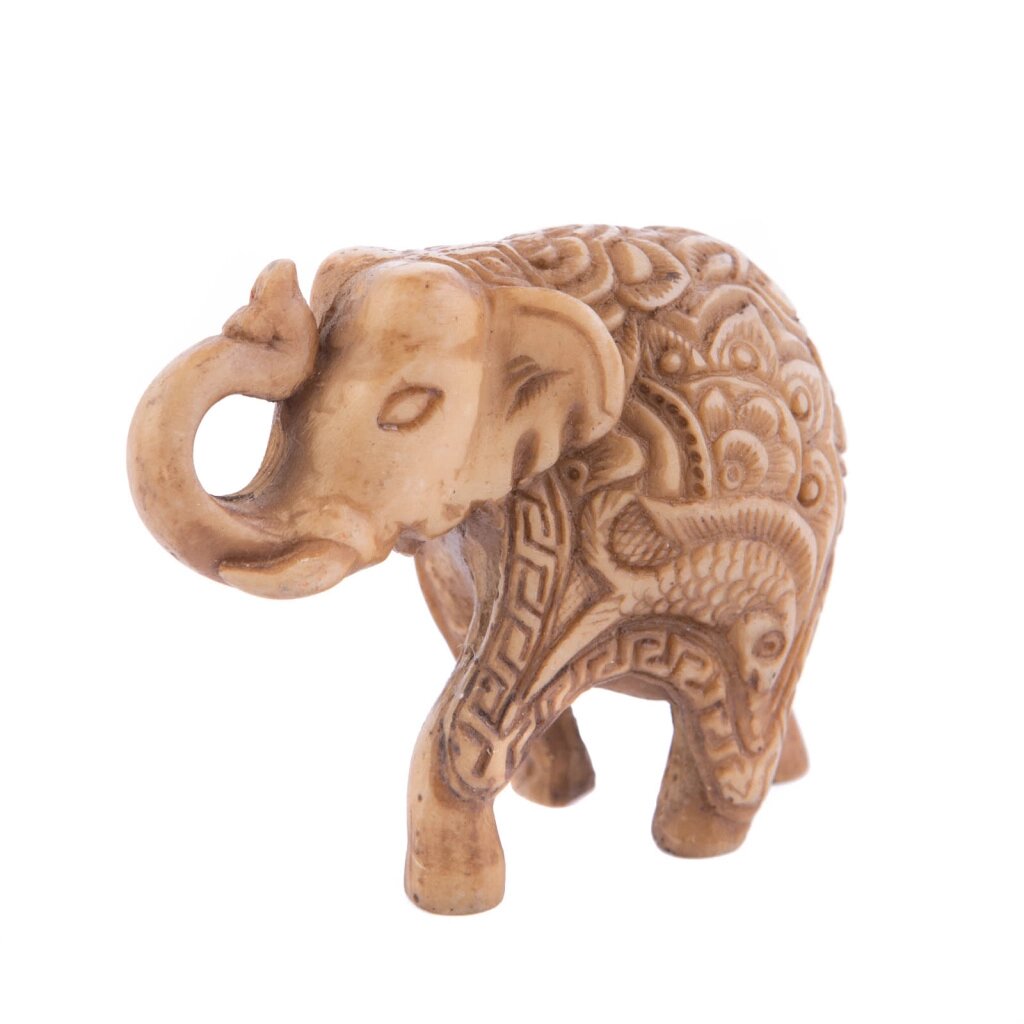 Сувенир из керамики Слон 6 см от компании Интернет-магазин "Арьяварта" - фото 1