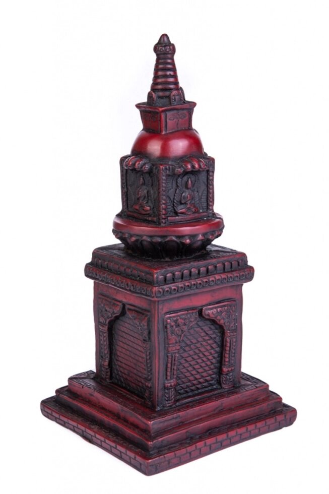 Сувенир из керамики Ступа высота 20 см, размер 10х10 см ##от компании## Интернет-магазин "Арьяварта" - ##фото## 1