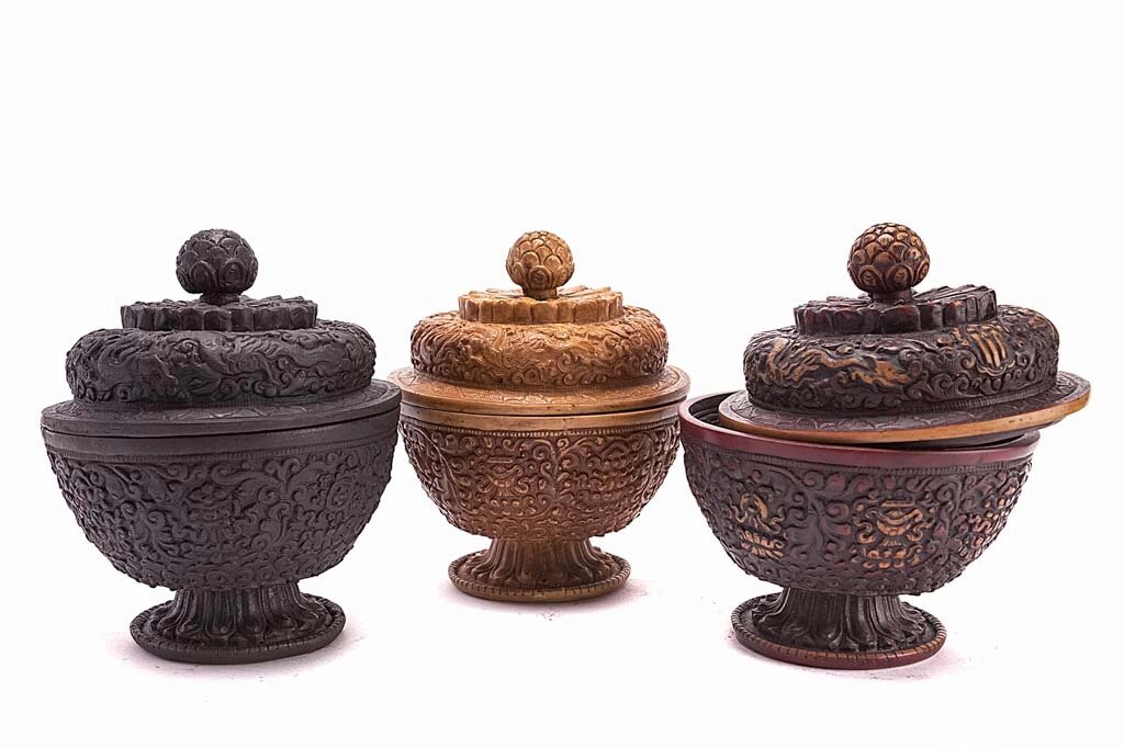 Сувенир из керамики Ваза богатства 19х15 см от компании Интернет-магазин "Арьяварта" - фото 1
