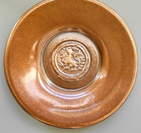 Тарелка сувенирная Лют-зверь, медь от компании Интернет-магазин "Арьяварта" - фото 1