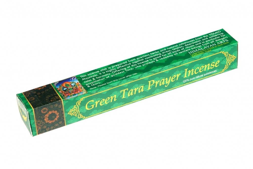 Тибетское благовоние Молитва Зеленой Таре от компании Интернет-магазин "Арьяварта" - фото 1