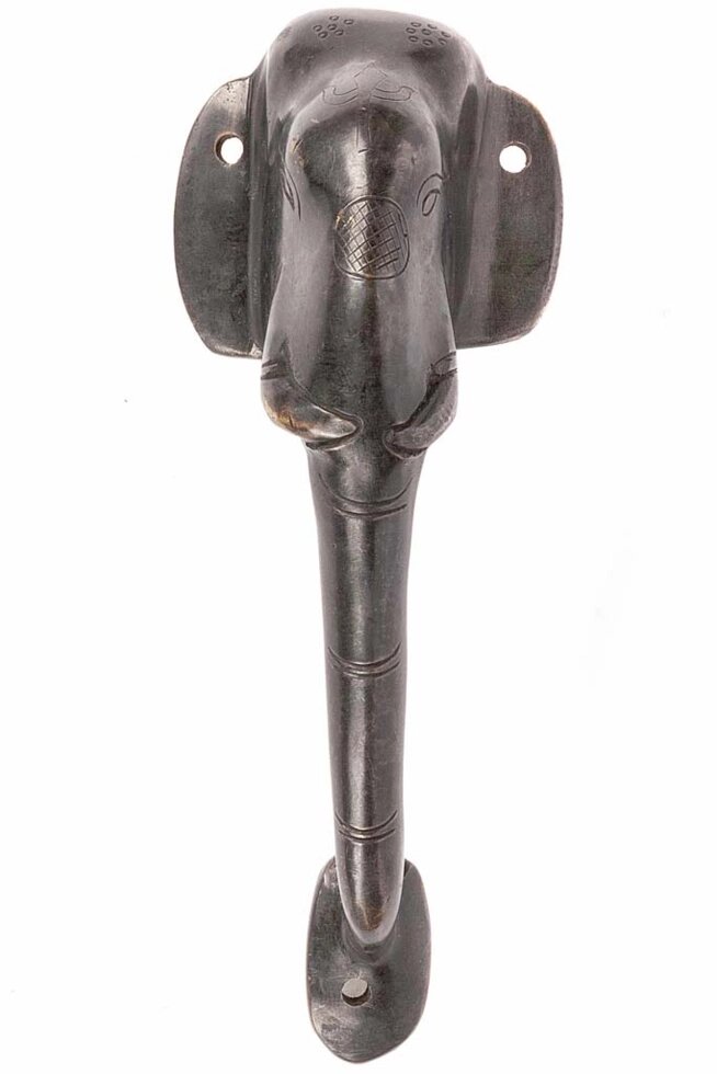 Восточная дверная ручка Голова слона длиной 15 см от компании Интернет-магазин "Арьяварта" - фото 1