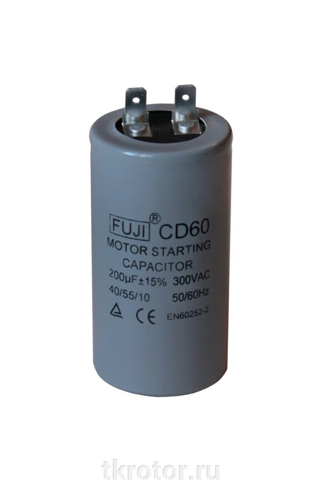 Конденсатор FUJI CD60 100 uF от компании Интернет-магазин "Ротор" - фото 1