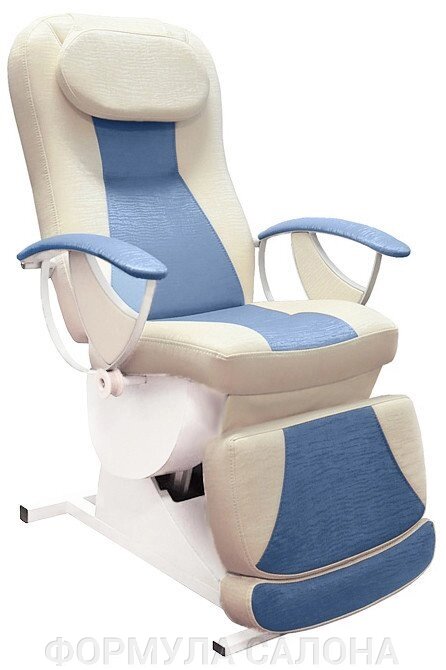 Косметологическое кресло Ирина 2 электромотора (высота 630-890 мм, ножка), имеется РУ от компании ФОРМУЛА САЛОНА - фото 1